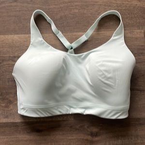 Athleta light blue sports bra size 40DD